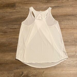 lululemon athletica White Racerback Workout Tank